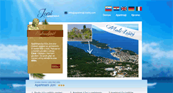 Desktop Screenshot of apartmaji-losinj.com