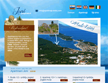 Tablet Screenshot of apartmaji-losinj.com